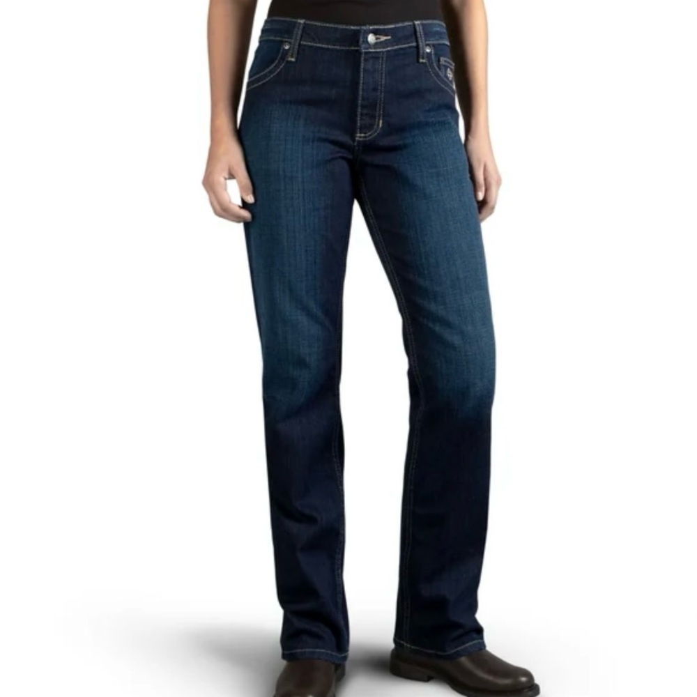 Harley-Davidson Boot Cut Embellished Mid-Rise Jeans 99176-16VW Womens 6 NEW